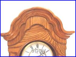 Howard Miller Wood Westminster Chime Wall Clock Model No. 613-328 Tested