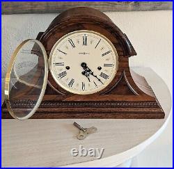 Howard Miller Worthington Key Wound Mantel Clock, 2 Jewels, Made in Germany