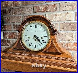 Howard Miller Worthington Key Wound Mantel Clock, 2 Jewels, Made in Germany