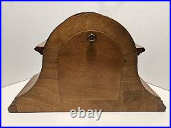 Howard Miller Worthington Mantel Clock 613-102 Oak Yorkshire Finish Good Cond