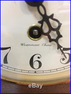 Howard Miller mantle clock with westminster chimes