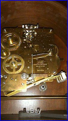 Howard miller mantle clock (2)jewel 8 day Westminster chime