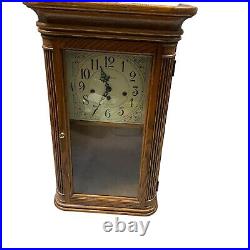 Howard miller sandringham wall clock, 613-108, keywound, plays westminster chime