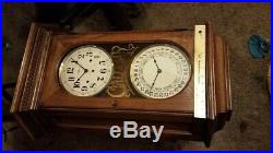 Howard miller wall clock westminster chimes calendar dial with both keys