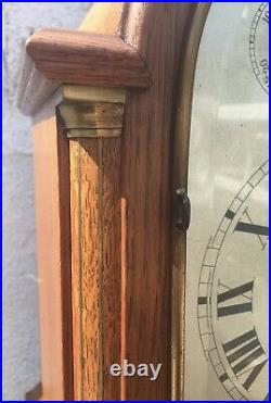 Impressive Antique Oak Cased Westminster Chime 5 Gong Bracket Clock Working
