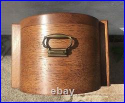 Impressive Antique Oak Cased Westminster Chime 5 Gong Bracket Clock Working