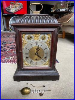 Impressive Large Antique Kienzle Westminster Chime Bracket Clock Spares Repairs