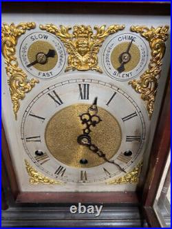 Impressive Large Antique Kienzle Westminster Chime Bracket Clock Spares Repairs