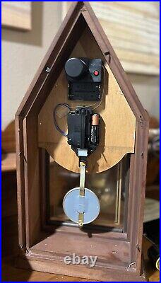 Ingraham Westminster Chime Cherry Wood Pendulum Clock