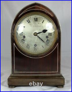 J. E. Caldwell Winterhalder Hofmeier Gothic Arch Westminster Chime Mantel Clock