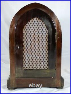 J. E. Caldwell Winterhalder Hofmeier Gothic Arch Westminster Chime Mantel Clock