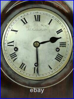 J. E. Caldwell Winterhalder Hofmeier Gothic Arch Westminster Chime Mantel Clock