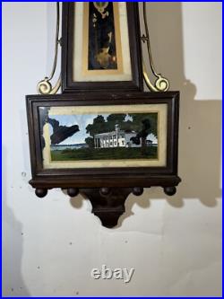 (J4) New Haven Winsome Westminster Chime Banjo Clock. 3 Train. 8 DAY