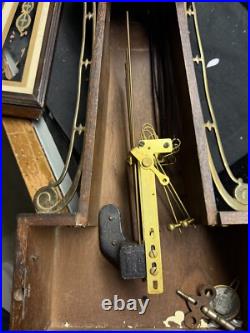 (J4) New Haven Winsome Westminster Chime Banjo Clock. 3 Train. 8 DAY