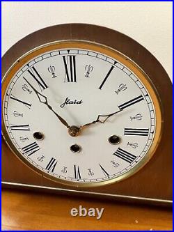 JLaid Westminster Chimes Clock 70s Working! Gorgeous 2 Jewels -76 W. Haid