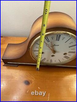 JLaid Westminster Chimes Clock 70s Working! Gorgeous 2 Jewels -76 W. Haid