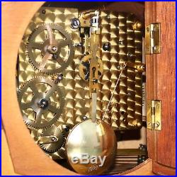 JUBA SCHATZ Mantel Clock Vintage WESTMINSTER Chime HIGH GLOSS German Mid Century