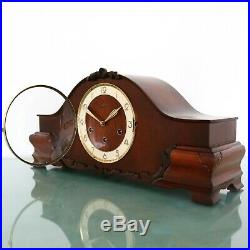 JUBA SCHATZ Mantel Vintage TOP Clock TRIPLE Chime High Gloss WESTMINSTER Germany