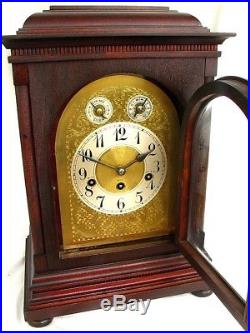 JUNGHANS BRACKET MANTLE CLOCK WESTMINSTER CHIMES MODEL A13 c. 1910