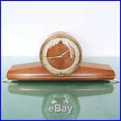 JUNGHANS GERMAN Mantel Clock SUPER RARE! WESTMINSTER Chime! Mid Century Vintage
