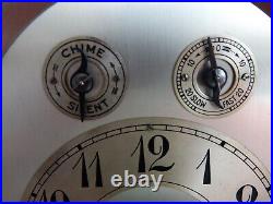 JUNGHANS. WURTEMBURG GERMANY SHELF CLOCK no B21. MAHAGONY. RUNNING occasionally