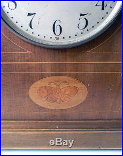 JUNGHANS butterfly inlay MANTEL CLOCK project withB21 movement WESTMINSTER CHIMES