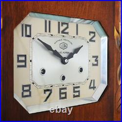 JURA Wall Clock AVE MARIA/Westminster RARE Chime ANTIQUE 10 Bars ART DECO France