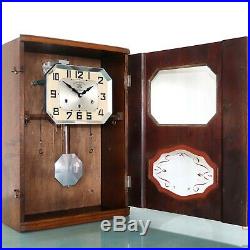 JURA Wall Clock AVE MARIA/Westminster RARE Chime ANTIQUE 10 Bars ART DECO France