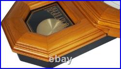 JUSTIME Regulator Schoolhouse Solid Wood Pendulum Wall Clock Westminster Chime
