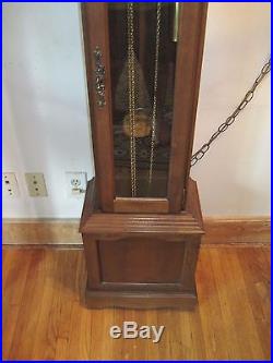 Jauch Movmnt Emporer Grandfather Clock Westminster Triple Chime Moon Phase Clock