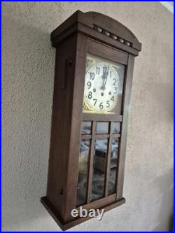 Junghans 111 years old Westminster chime wall clock (0692)