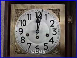 Junghans 111 years old Westminster chime wall clock (0692)