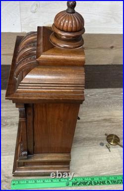 Junghans Germany Westminster Mahogany Mantle Bracket Clock