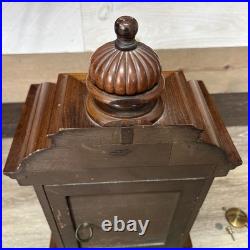 Junghans Germany Westminster Mahogany Mantle Bracket Clock