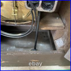 Junghans Germany Westminster Mahogany Mantle Bracket Clock Junghans Germany Westminster Mahogany Mantle Bracket Clock