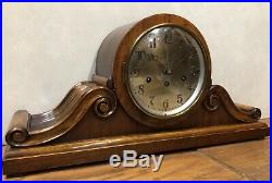 Junghans Gibraltar German Westminster Mantel Shelf Table Bracket Chime Clock
