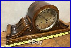 Junghans Gibraltar German Westminster Mantel Shelf Table Bracket Chime Clock