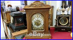 Junghans Golden Oak 8 Day Westminster Chime Bracket Clock