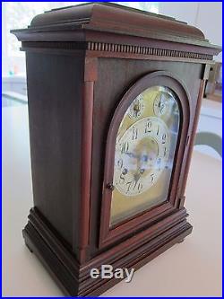 Junghans Mahogany Mantle Clock WithWestminster Chime