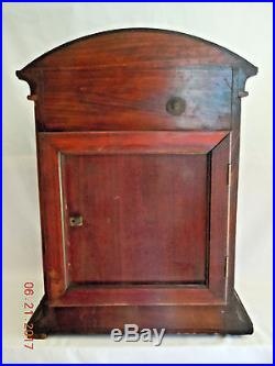 Junghans Mahogany Westminster Chime Clock Imported By Kuehl Clock Co. C. 1910+/