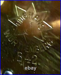 Junghans Mantle clock B42 Antique C 1920s westminster chime tested works VIDEO