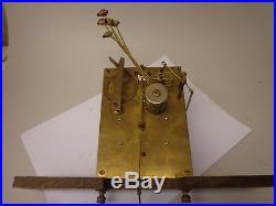 Junghans Westminster Chime Wall Clock Movement With Seat Board For Restore
