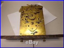 Junghans Westminster Chime Wall Clock Movement With Seat Board For Restore