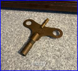 Junghans Wurttemberg Westminster 4 rod Chime Wood mantle Clock #17251 German KEY