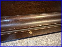 Junghans Wurttemberg Westminster 4 rod Chime Wood mantle Clock #17251 German KEY