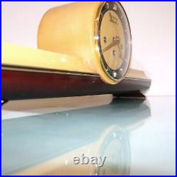 KIENINGER Mantel Vintage Clock ICONIC! 50s WESTMINSTER Chime HIGH GLOSS RESTORED