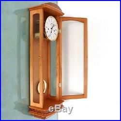 KIENINGER Wall Clock TOP RANGE! Westminster Chime Skeleton TRANSLUCENT Germany