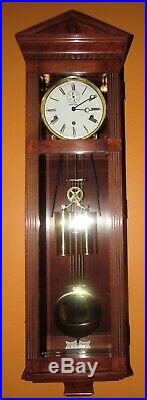 Kieninger Ethan Allen Vienna Style Cable Regulator Wall Clock Westminster Chime