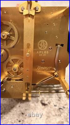 Kieninger Westminster Chime Wall Clock APL05 Movement Auto Night Silence