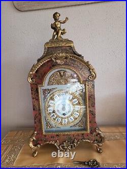 Kienzle Boulle style Westminster chime mantel clock (0602)